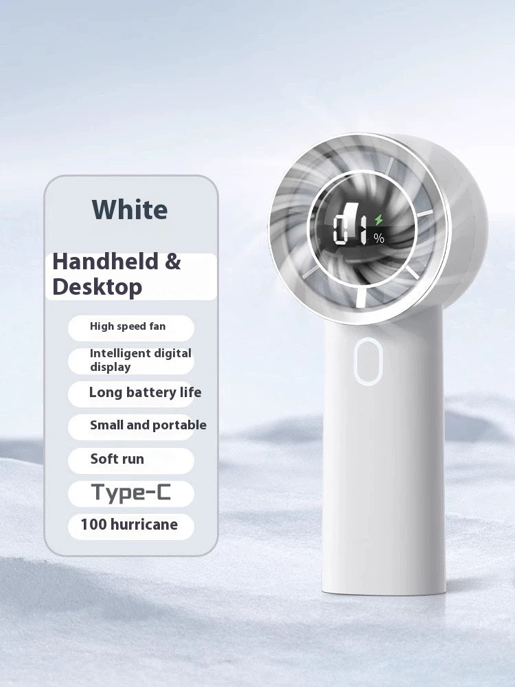 Usb Rechargeable Handheld Fan Ultra-long Life Battery