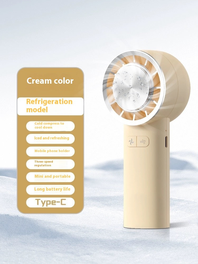 Usb Rechargeable Handheld Fan Ultra-long Life Battery